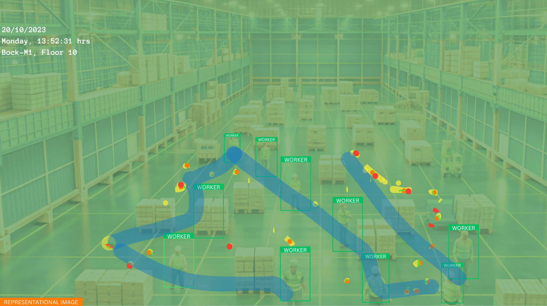 Reducing Occupational Risks with AI-powered Time Limited Area Monitoring