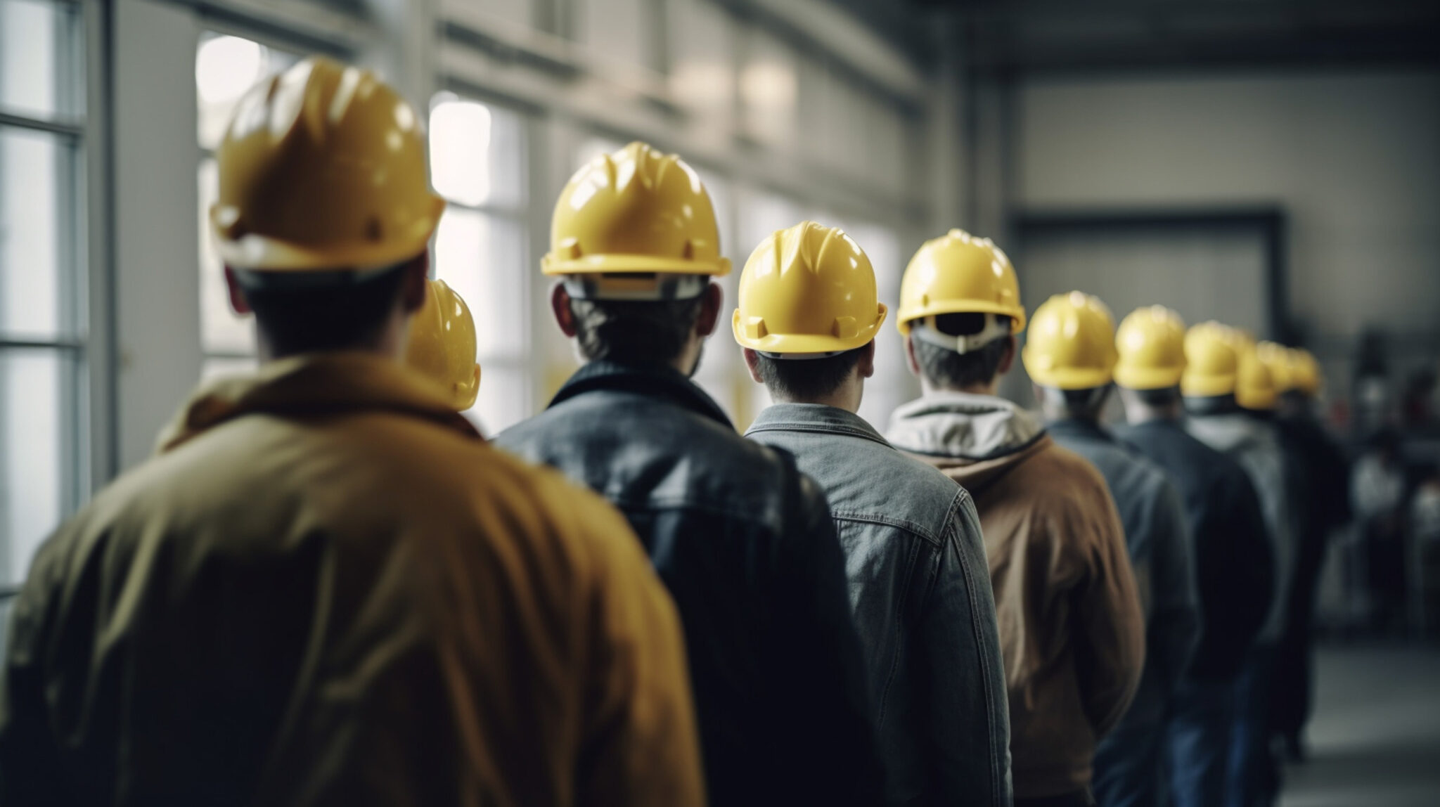 Workers wearing proper PPE