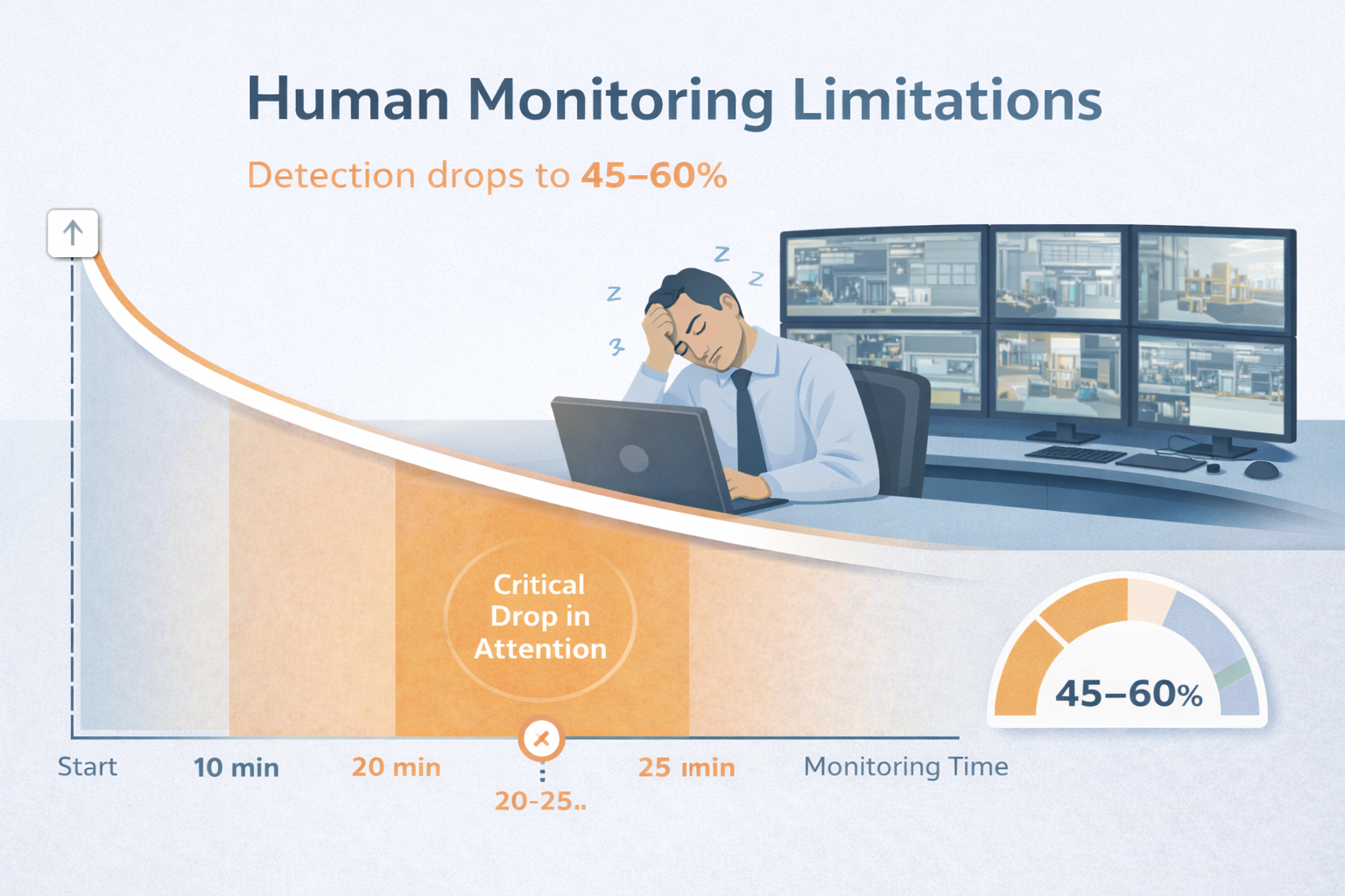 Human Monitoring Limitations